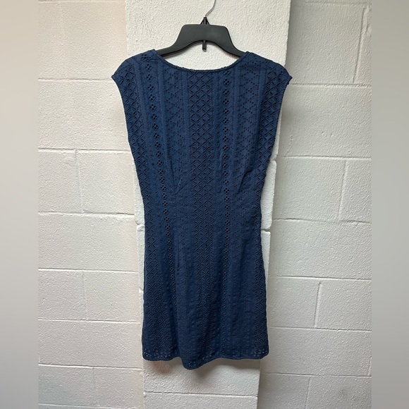 Free People Blue Sheath Mini Dress Sleeveless - Picture 1 of 6